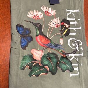 Kith & Kin Graphic Tee featuring a Hummingbird and Butterfly (Unisex)